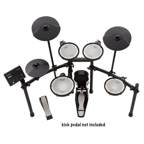 Image of Roland TD-07KV Electronic V-Drums Kit - Legendary Dual-Ply All Mesh Head kit with superior expression and playability - Bluetooth Audio & MIDI - USB for recording audio and MIDI data - 40 FREE Melodic