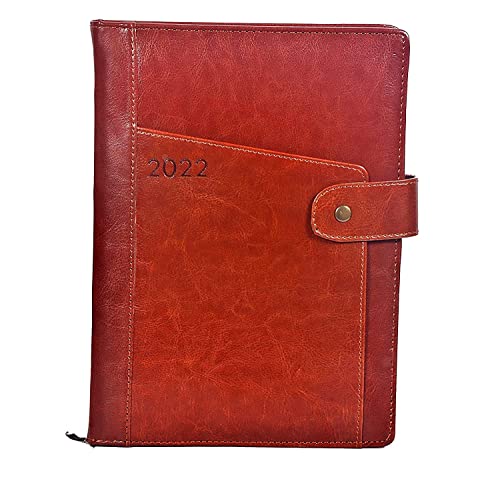 AONA 2023 Executive Leather Diary with Excellent Design with Full Page of Sunday,(23.5 cm x 17 cm x 3.0 cm)