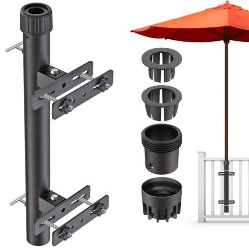 Dolibest Heavy Duty Patio Umbrella Holder, Space Saver Umbrella Holder, Adjustable...