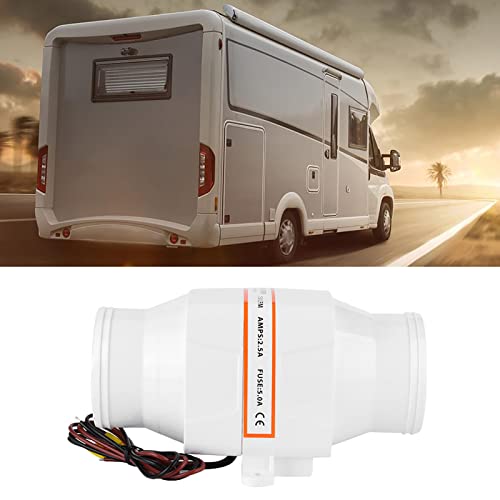 3 `` In-Line Luchtblazer Marine Bilge Luchtblazer Mute Sterke Ventilator voor Jacht Boot RV 12 V / 24 V (12 V) - Image 5