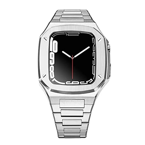 Bracelet Apple Watch 44mm acier inoxydable pour le bureau et les sorties