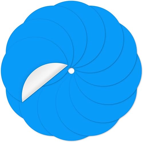 Miniatura 9 de Puntos circulares de borrado en seco, paquete de 12 calcomanías de mesa para pizarra blanca, calcomanías de pared extraíbles para hogar, escuela,