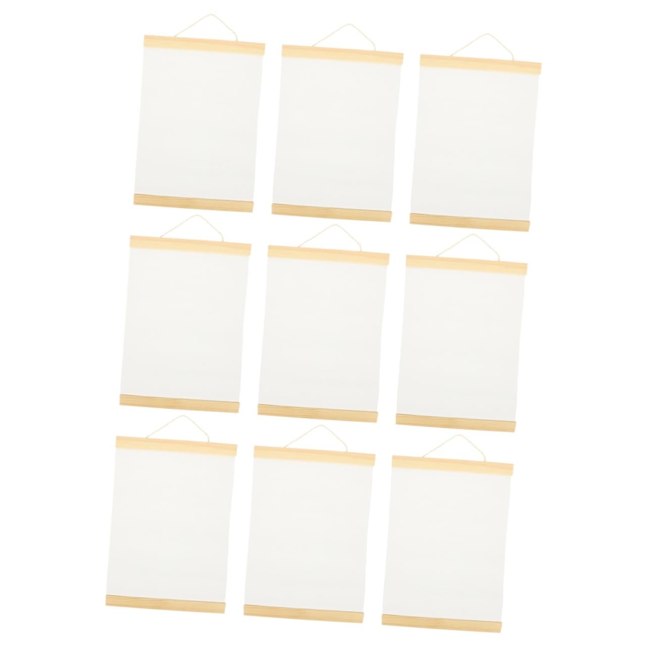 ARTIBETTER 3 Sätze Kindergraffiti - Mini Malen Basierend Leer Leinwandbretter Blanker Leinwandbrett Flache Leinwandplatten Winzige Ölgemälde Auf Hölzern 3 Stück * 3