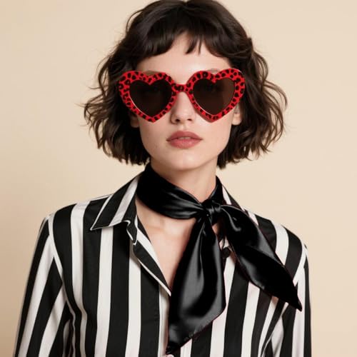 Black Neck Scarf for Women, 2 Pcs Breathable Solid Satin Hair Scarf 23.6x23.6in/60x60cm Soft Lightweight Neck Scarves for Women Daily wearing Cosplay Party Halloween Costumes Anniversary4