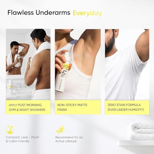 Image of SkinInspired 5 in 1 Underarm Serum Mist for Pigmentation & Sweat Control | 12.10% Triple AHA + Melazero | Reduces Dark Underarms, Odour & Bacteria | Fragrance Free, Alcohol Free | 100ml (Pack of 2)