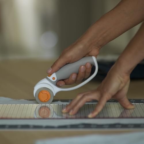 Fiskars 195240-1001 Cortador rotativo de troca de lâmina de titânio, 45 mm