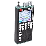 Luocute Radio Pleine Bande, Double Système TEF6686 et SI4732 Prenant en Charge Les Bandes FM LW MW SW AIR SSB, avec 5.0 et écran Tactile IPS de 2,4 Pouces, pour Les Amateurs de Radio