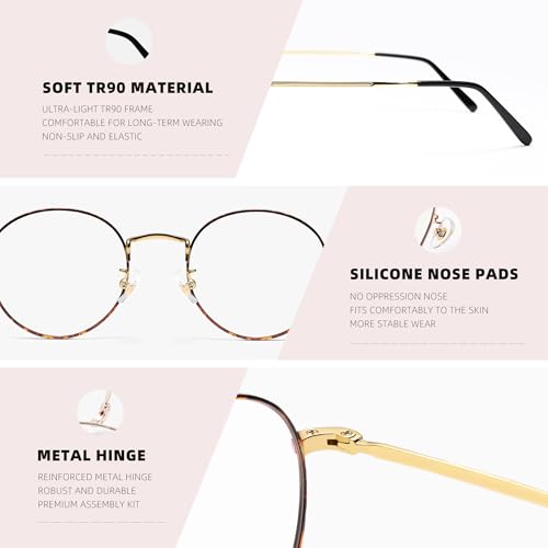 Image of KINGSEVEN Anti-Blue Light Glasses,Ultra-Light Frame Glasses For Men And Women, Prevent Eye Fatigue And UV Glare