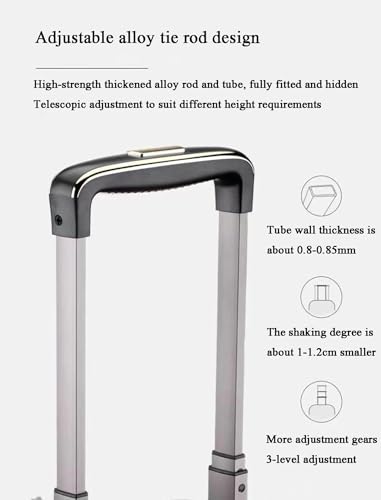 16in Suitcase PU Leather Rolling Luggage Spinner Men Business Suitcase Wheels Cabin Password Trolley Travel Bag(Brown)3