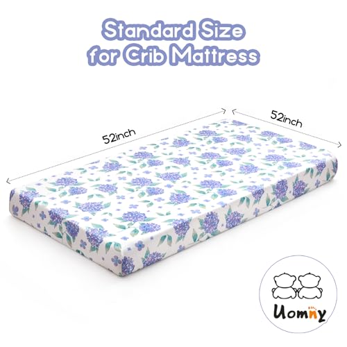Image of UOMNY Crib Sheet,Boys Girls Crib Sheets Baby Sheet for Standard Crib and Toddler Mattresses Nursery Bedding Sheet Crib Mattress Sheets for Boys and Girls 1 Pack Toddler Sheet