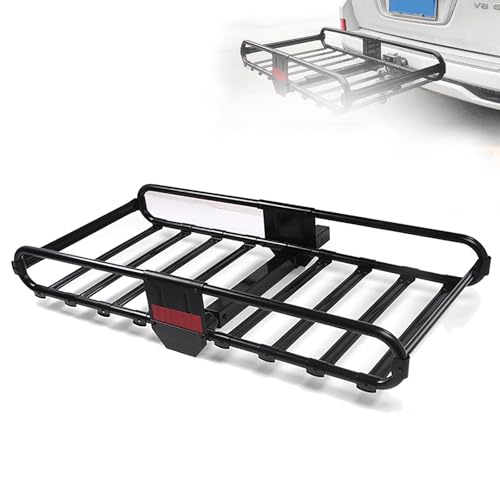 Portaequipajes de Enganche Cesta Portaequipajes para Remolque Compatible con Enganches de 2 para Auto SUV Camping y Viajes