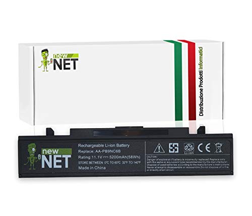 Newnet AA-PB9NC6B Batterie 4 400 mAh pour Samsung 300V3A, NP300V3A, 305V5A, NP305V5A, 300E5A, NP300E5A, 300E5C, NP300E5C, 300E7A, NP300E7A, 300V4A, NP300V4A, 305E5A, NP305E5A, 350V5C, NP350V5C, 355V5C, NP355V5C, 550P7C, NP550P7C