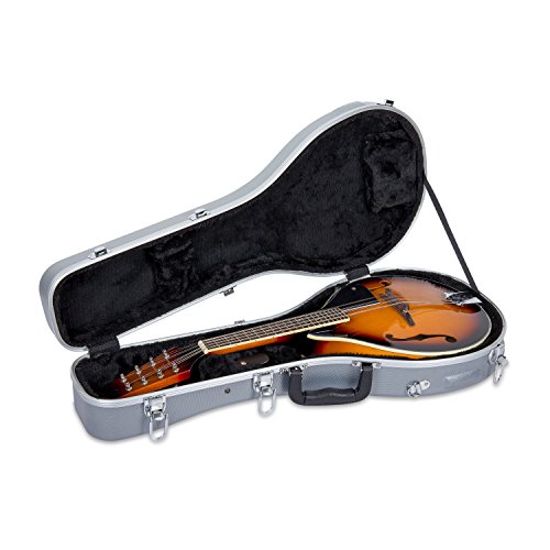Image of Crossrock, ABS Molded Style Mandolin Hard Shell Case, Sliver (CRA861MASL)