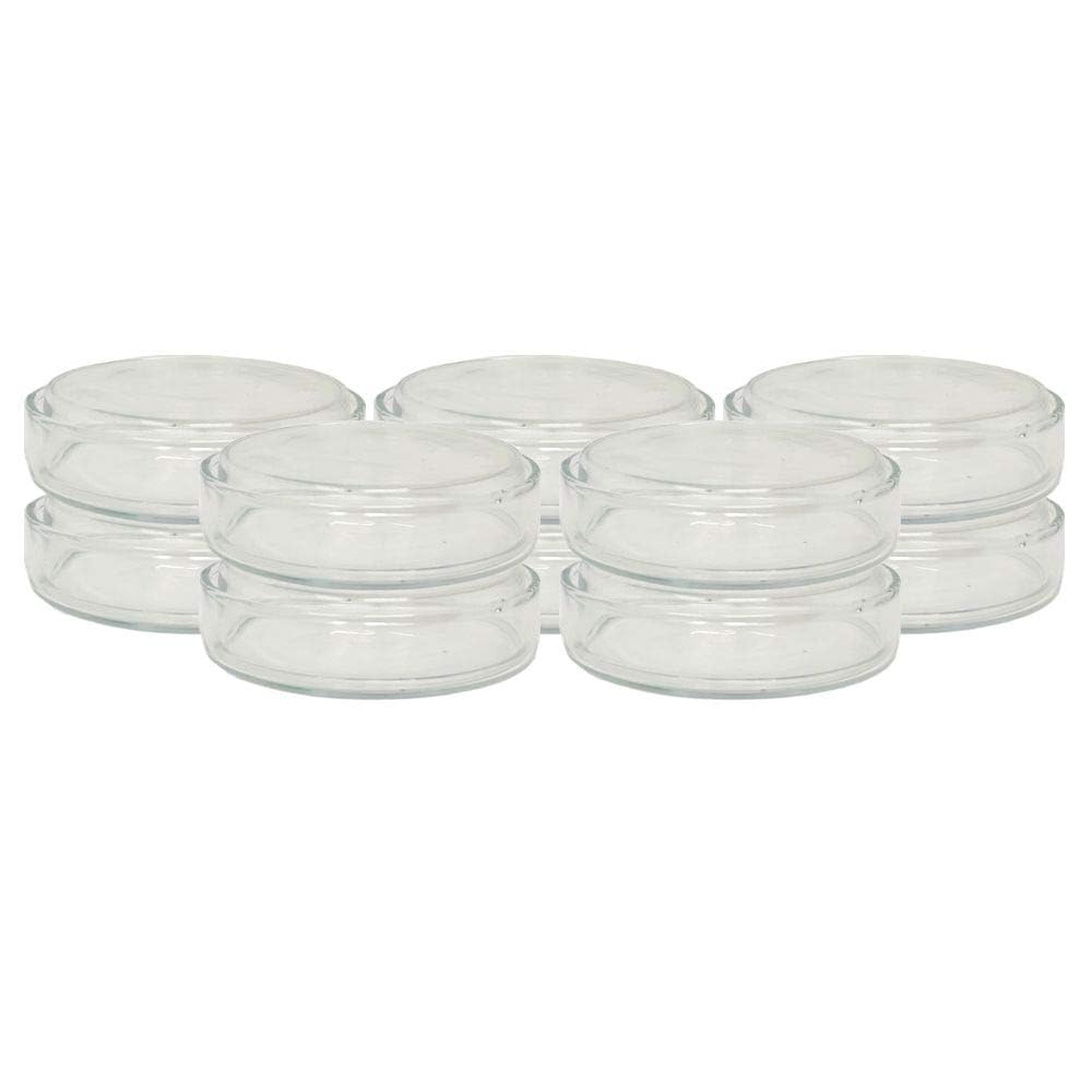 60mm Glass Petri Dish with Cover, Borosilicate Glass, Karter Scientific (Case of 300)