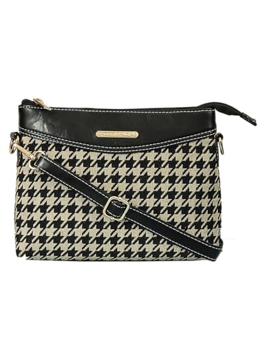 Image of Bagsy Malone Affascinante Eleganza Sling Bag-Black&Cream