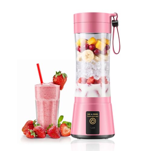 Image of Portable Personal Size Mini Blender - Small Blender Make Smoothies & Shakes