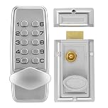 WPKD BLUEIY Digital Code Door Lock,Zinc Alloy Digital Door Lock,Keypad Combination Lock,2-4 Digits Password,for Indoor Outdoor Entry Gate(107x43x20mm)