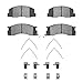 Dynamic Friction Company 3000 Ceramic Brake Pads and Hardware Kit