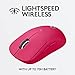 Logitech G PRO X SUPERLIGHT Wireless Gaming Mouse, Ultra-Lightweight, HERO 25K Sensor, 25,600 DPI, 5 Programmable Buttons, Long Battery Life, Compatible with PC / Mac - Magenta