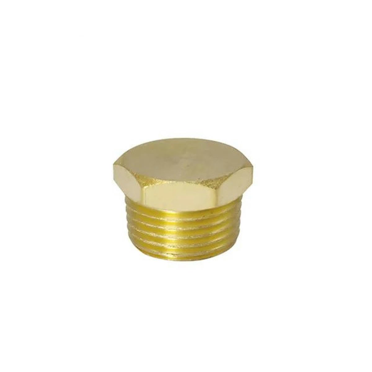 10 Pezzi Tappo Per Tubo In Ottone 1/8 1/4 3/8 1/2 3/4 In Tappo Maschio - Foto 14