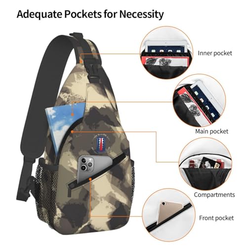 197 Infantry Brigade bolso tipo sling pequeño para hombres miniatura 4
