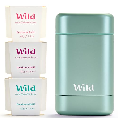 Wild - Natürliches nachfüllbares Deo - Aluminiumsalzfrei - Metall...