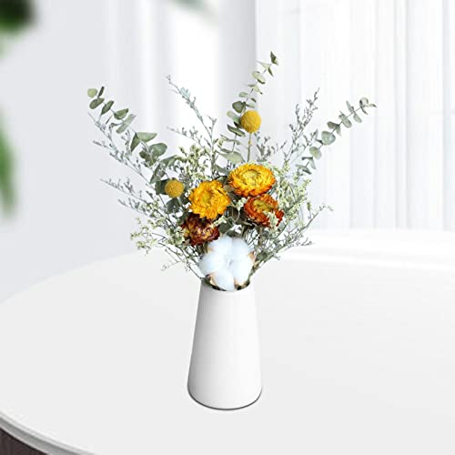 Ramo de flores secas hojas de eucalipto decorativo miniatura 2
