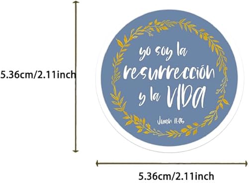 Miniatura 8 de Spanish Bible Aesthetic Stickers, Motivational Christian Jesus Stickers, 50PCS Religious Bible Verse Vinyl Waterproof Stickers for Water Bottle,