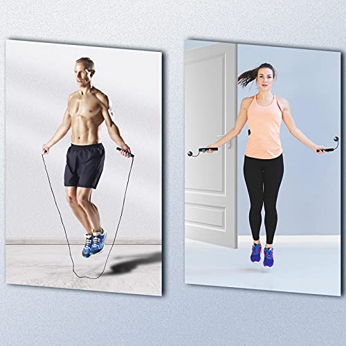 Uten Jump Rope, Skipping Rope For Women Men Kids With Ball Bearings Rapid Speed Cable And 6” Memory Foam Handles Ideal For Aerobic Exercise Like Speed Training, Extreme Jumping, Endurance Training And Fitness Gym. #TOP4