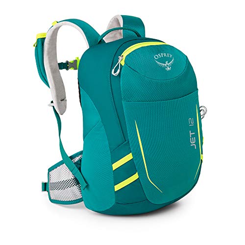 Osprey Youth Jet 12 Backpack, Real Teal, One Size