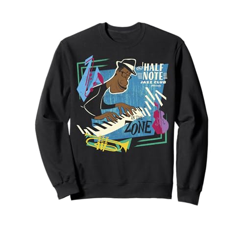 Sweatshirt Disney Soul Joe Half Note Jazz Club en coton pour passionnés de musique