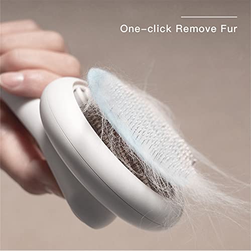 Marchul Cat Brush For Shedding And Grooming, Self Cleaning Slicker Brush For Short Or Long Haired Cats, Small Dog Hair Brush For Puppy Kitten Massage Removes Loose Undercoat, Tangled Hair, Shed Fur #TOP3