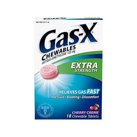 Gas-X Extra Strength Cherry Creme, 18-Count Chewable Tablets (2) Cover