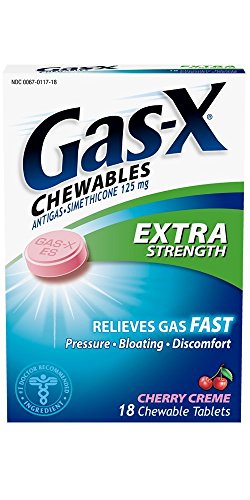 Gas-X Extra Strength Cherry Creme, 18-Count Chewable Tablets (2)