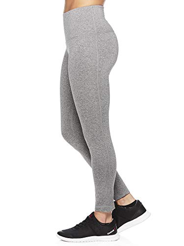 image for Reebok Women's High Rise Workout Leggings - High Waisted Yoga & Fitnes
