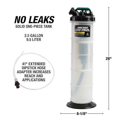 Oemtools 24938 Pneumatic/Manual Fluid Extractor, 9.5L Oil Extractor thumb #4