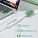 Momcozy 7 in 1 Electric Bottle Brush Kit, Portable Cleaning Set with Formula Mixer, Silicone Brush, Nipple Brush, Straw Brush, Soap Dispenser, Drying Rack - Long Battery Life for Home & Travel
