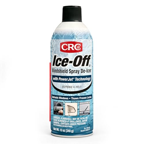 CRC Ice-Off Windshield Spray De-Icer, 12 Wt Oz, Pack of 1