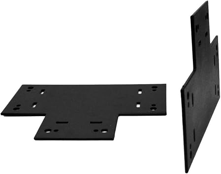 OZCO 6 Pcs Ironwood Adjustable Joist Hanger Flush Connector 68 | Decorative Beam and Joist Hanger for Pergola, Deck and Outdoor Wood Structures | Powder-Coated Galvanized Steel Hardware