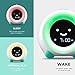 LittleHippo Mella: Kids Alarm Clock, Ready to Rise Children's Sleep Trainer, Night Light, Sound Machine and OK to Wake for Toddlers and Kids - Tropical Teal (Updated 2025)