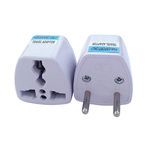 uu19ee Adaptador estándar Nacional de Viaje Universal Enchufe de alimentación Dos Vueltas Planas Tres Orificios Enchufe de alimentación Potencia de conversión