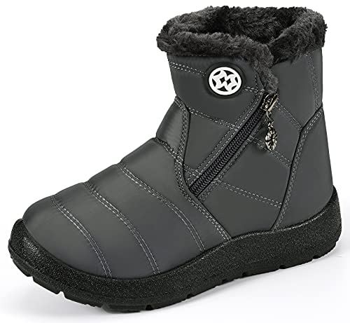 KVbabby Schneestiefel für Jungen Mädchen Winterschuhe Warmes...