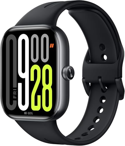 Xiaomi Redmi Watch 5, Llamadas Bluetooth, Pantalla AMOLED 2.07', Monitor de frecuencia cardíaca, Monitorización de sueño, Cancelación del Ruido, Control de la cámara, Negro