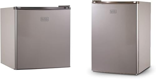 BLACK+DECKER BCRK17V Refrigerador compacto Energy Star Mini refrigerador de una sola puerta, 1.7 pies cúbicos, VCM & BCRK17V Refrigerador compacto