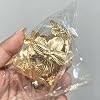 CJIAYUJEW Chunky Golden Flower Bracelet Vintage Gold Butterfly Bracelet Gold Declaration Flower Open Cuff Bracelet for Women Fashion Jewelry (Big flower) #3