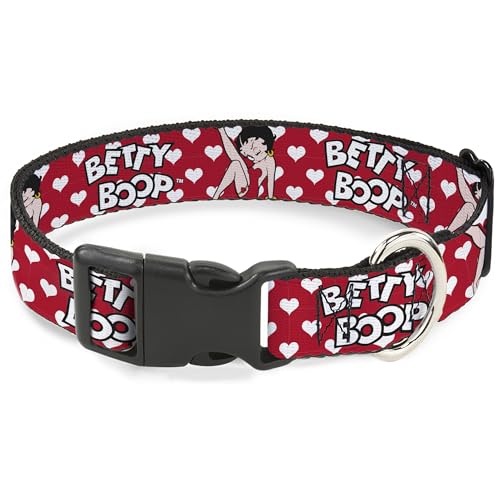 Collier pour chien Betty Boop Fleischer Studios rouge ajustable 28-41cm - 2