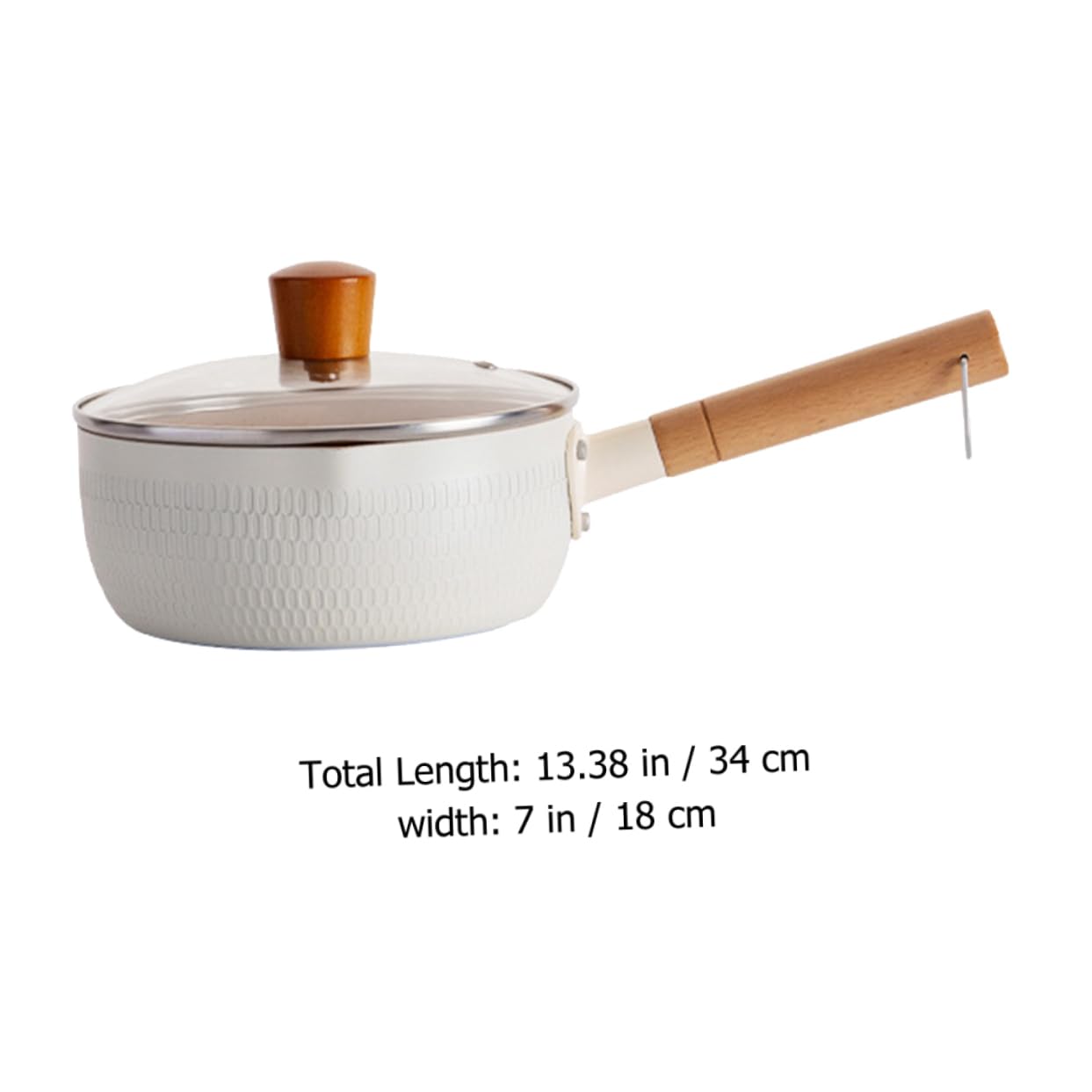Antihaft Milchpfanne Mit Deckel Weiß Umweltfreundlicher Langlebiger Kochtopf Für Induktion Vielseitig Für Babyernährung Frühstück Milch Und Sauce Einfache Reinigung Premium Haushal