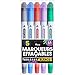 Marqueurs pour Tableaux Blancs par SmartPanda – Double Pointe, Médium et Fine – Effaçable à sec, Parfait pour une Utilisation à la Maison, au Bureau ou à l’ École – Pochette de 5 Couleurs (5)