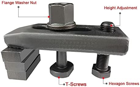 Generic 1PCS Black Flange Washer Nut M10 M12 M14 M16 - M20 Hex Flanged Pressure Plate Nuts - (Size: M 30)