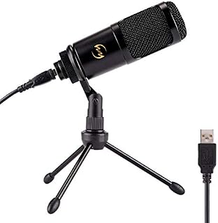 USB Microphone ZINGYOU PC Condenser Mic for Mac or Windows Laptop and Computer